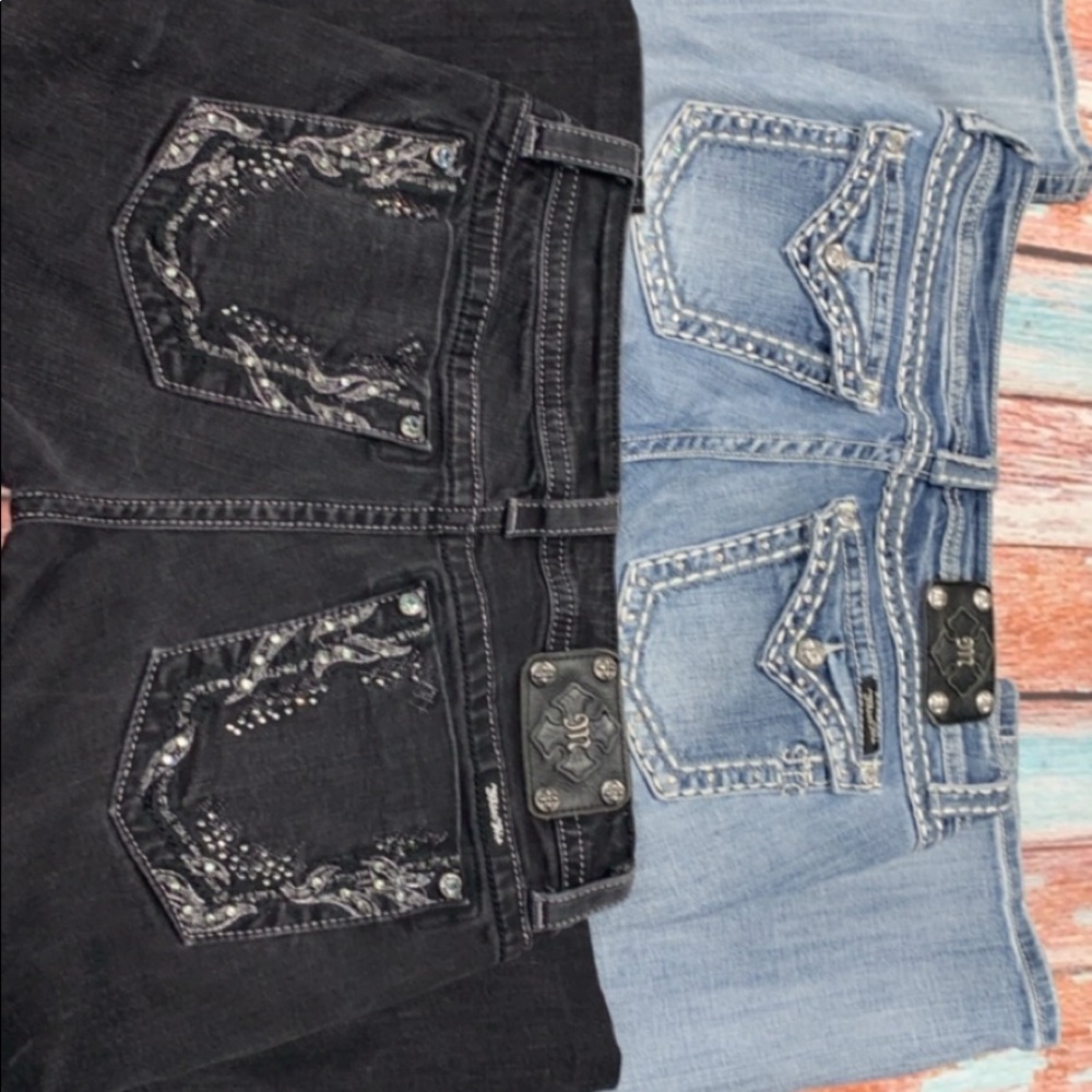 2 pair miss me jeans
